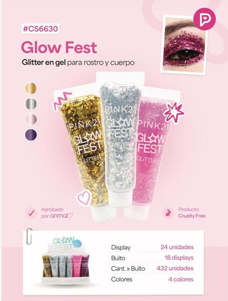 GLITTER EN GEL PINK21