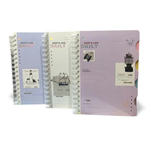 Cuaderno Anillado SHIP'S LOG DAILY 145x210mm