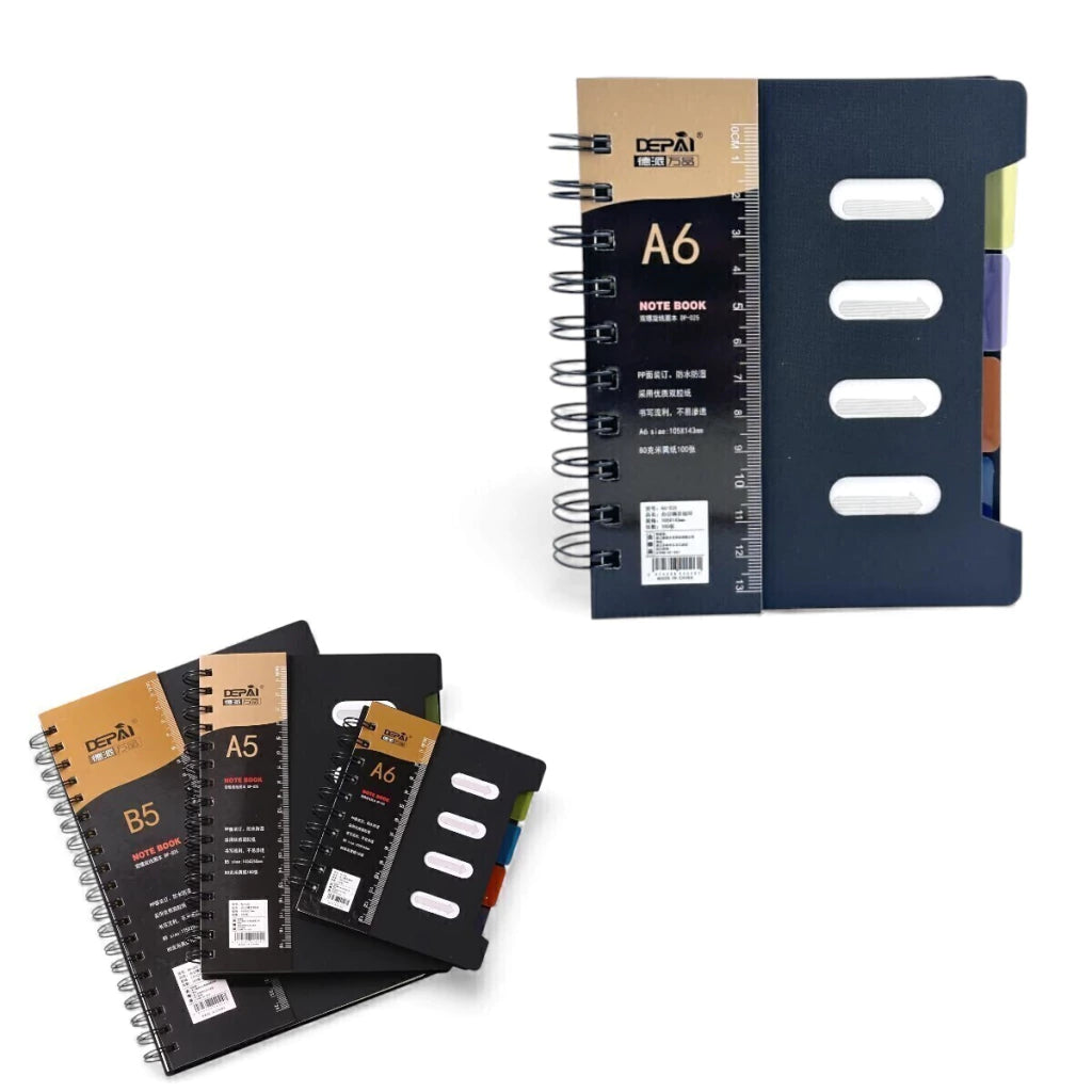 Cuaderno A6 DEPAI con Separadores 105x143mm