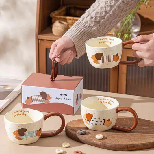 Taza de Ceramica Perro Salchicha