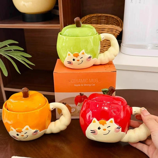 Taza Ceramica Strong Cat