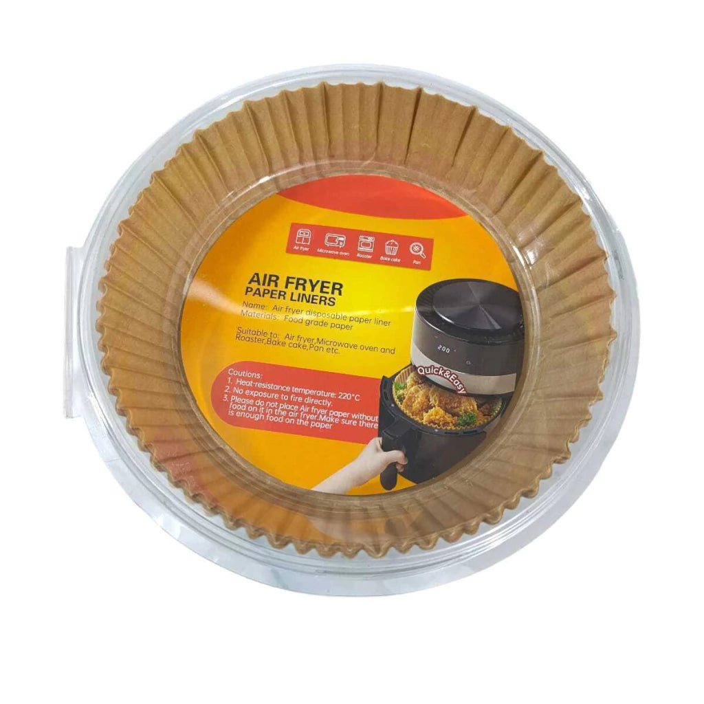 Papel para Air Fryer Redondo 20cm 50Pcs