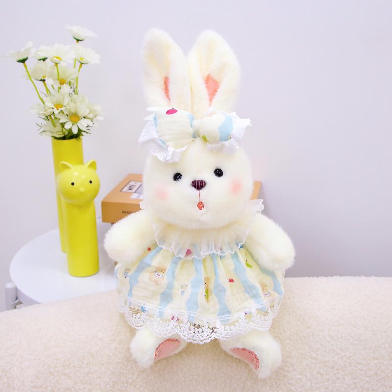 Peluche conejo con vestido