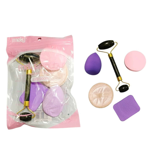 Set de Esponjas de Maquillaje + Masajeador Jade 5 PCS