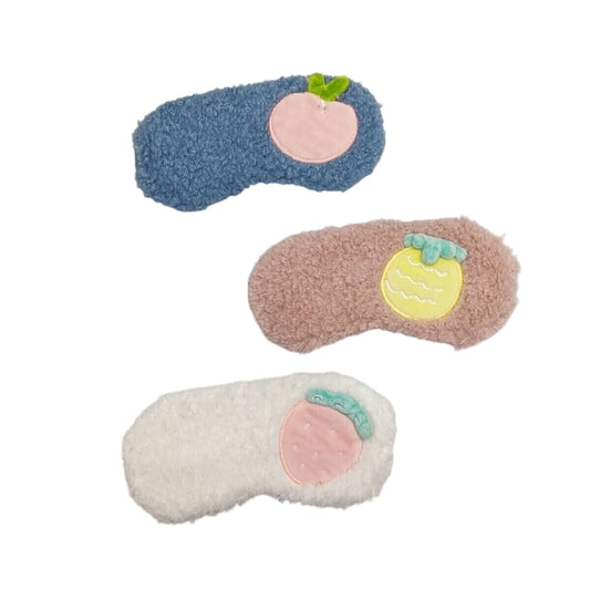 Antifaz de Gel Peluche Fruta Mely