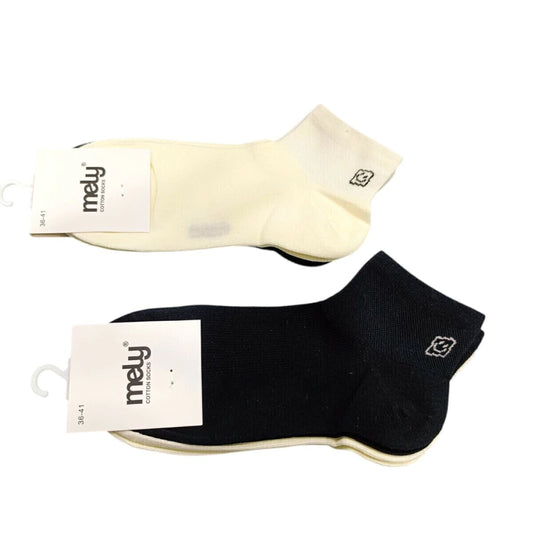 Medias Soquete Unisex SMILE 3 pares Size:36-41