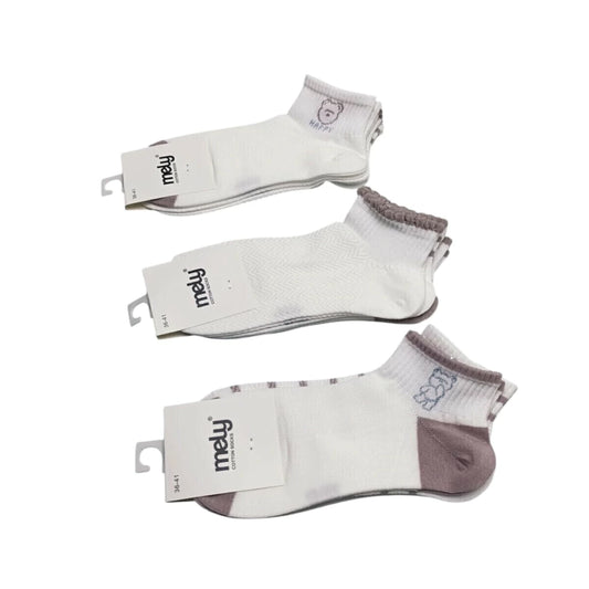 Medias Mujer Happy Bear 3 Pares Size: 36-41