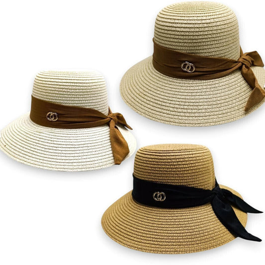 Sombrero de Paja con Moño