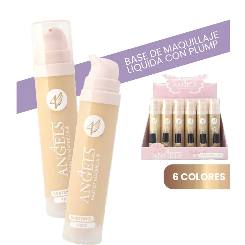 Base Vidrio Total Cover Profesional Con Dosificador 4 Angels