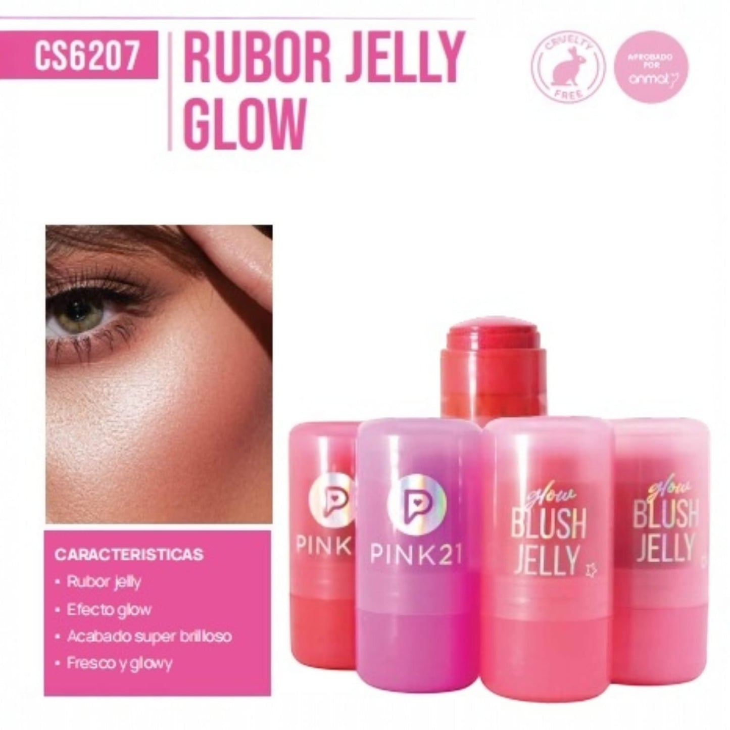 RUBOR JELLY GLOW PINK21