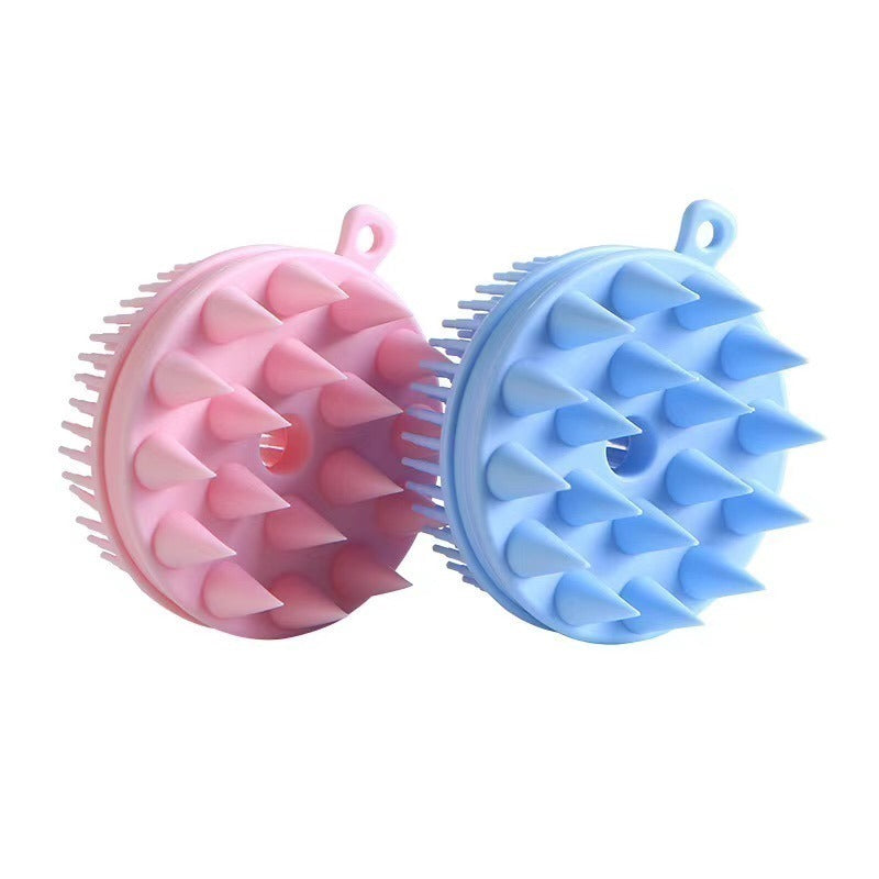 Cepillo de Silicona Multiuso Doble Punta Para Lavar Cabello