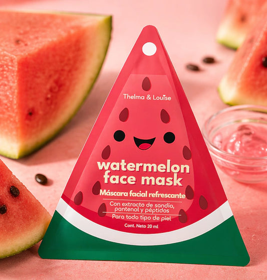 Mascarilla De Tela Refrescante De Sandia 20ml Thelma&Louis