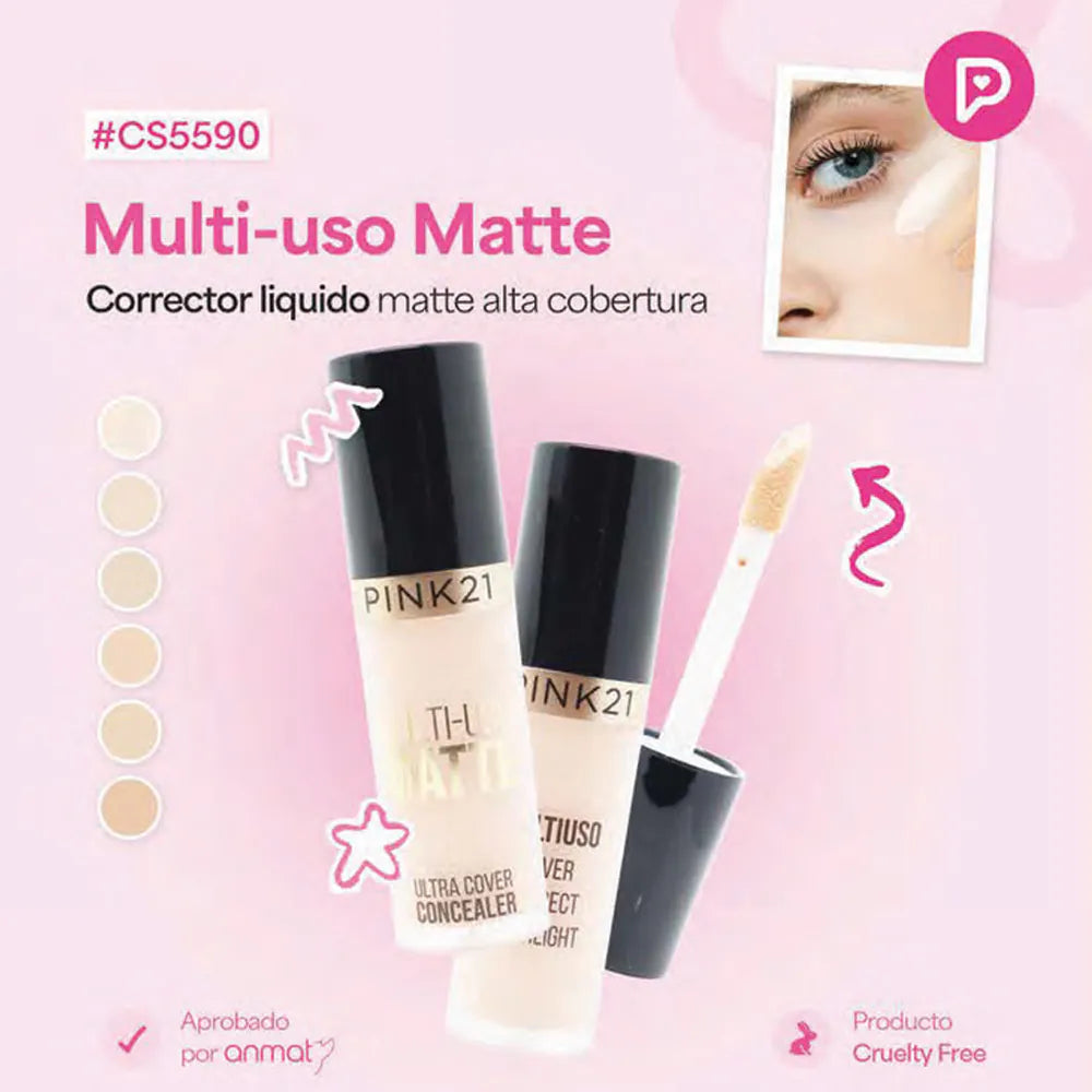 CORRECTOR LÍQUIDO PINK21