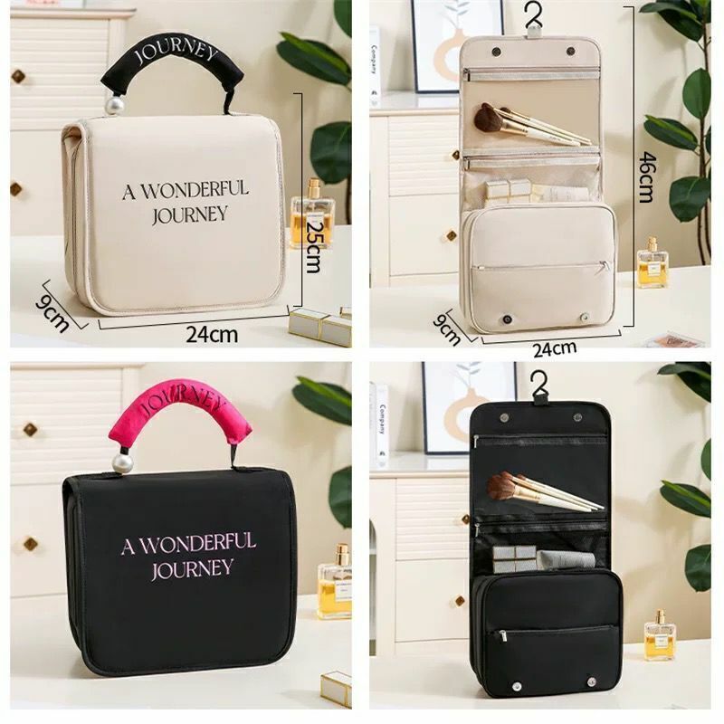 PORTA COSMETICO PLEGABLE JOUNER CON PERLA