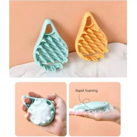 Cepillo para cabello masajeador forma de gota colgante