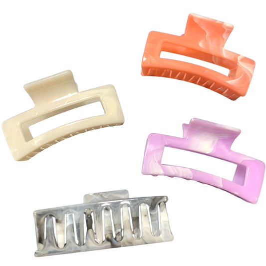Pack Broche cuadrada x12pcs Marmolado 8.5cm