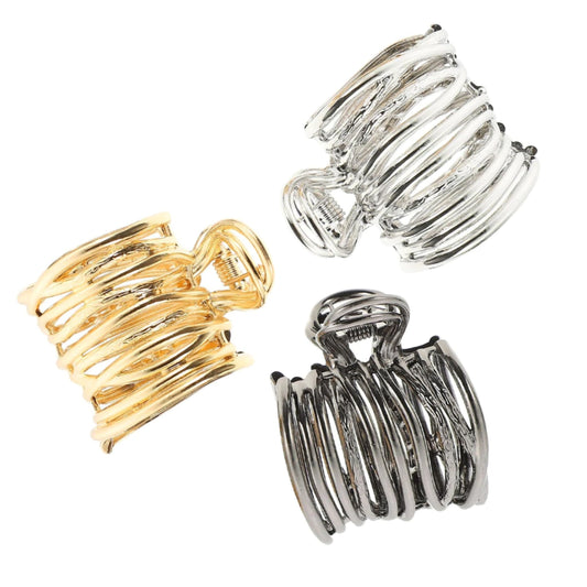 Pack Broche Metal x 12 Pcs Espiral 3.5cm