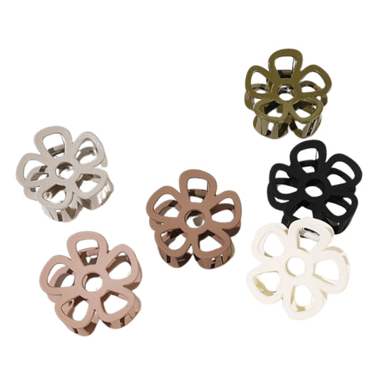 Pack Broche Flor x12pcs calado petalo