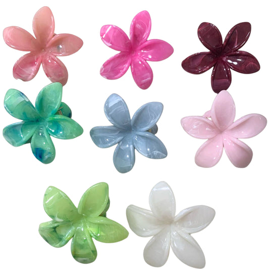 Pack Broche chico x12 pcs plumeria color