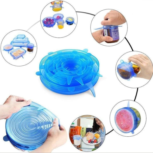 Set tapa silicona 6pcs