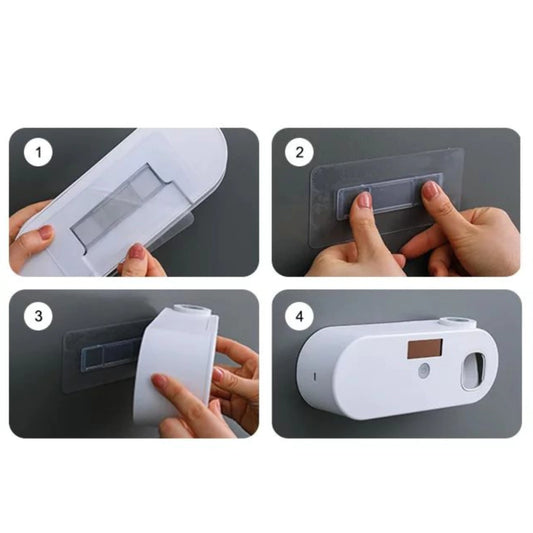 Porta cepillo desinfectante inteligente