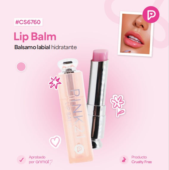 Balsamo labial hidratante PINK 21