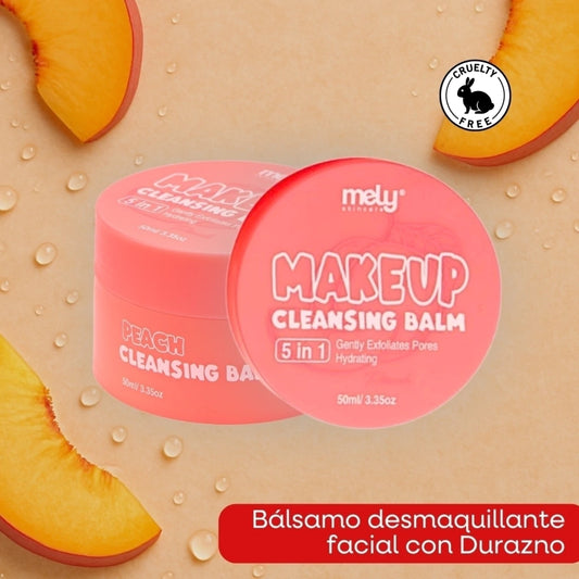 Balsamo Limpiador Exfoliante 5en1 Mely Peach