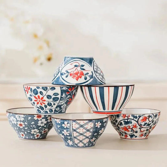 Set de Bowl de Ceramica 6Pcs