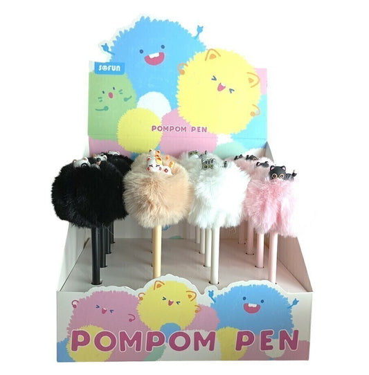 Boligrafo Pompón Gatito