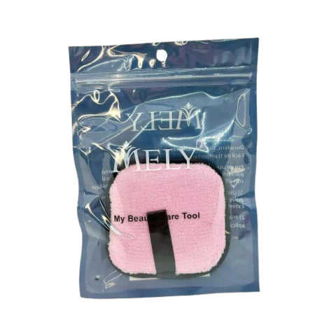 BORLA LIMPIADORA FACIAL FORMA CUADRADA MELY