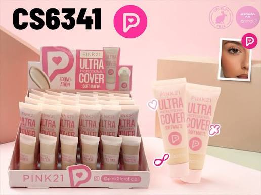 Base de maquillaje efecto soft matte Pink 21