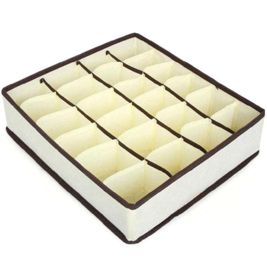 Cajon Organizador de Tela 24 DIVISION 32x32x10cm