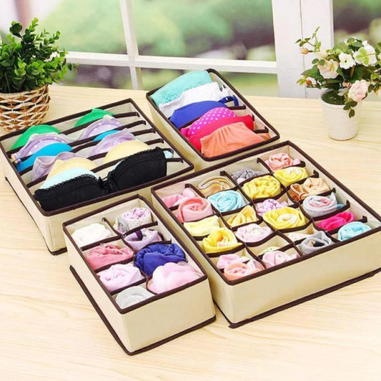 Cajon Organizador de Tela 8 DIVISION 32x16x10cm