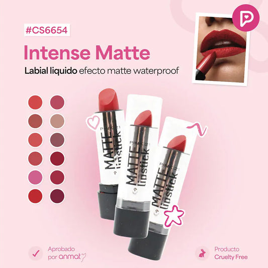Labial Barra Intense Matte Waterproof Pink 21
