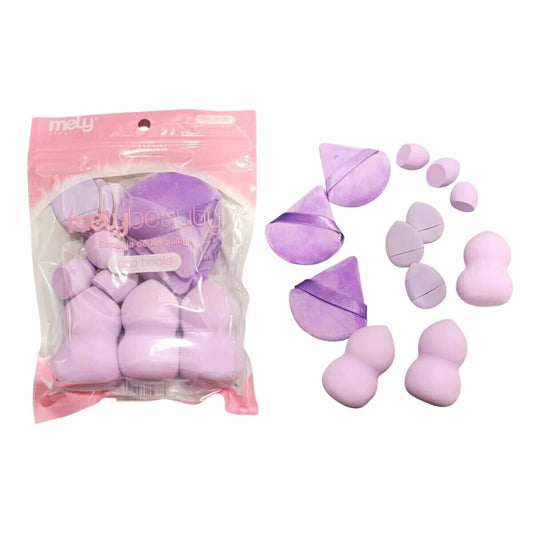 Set de Esponjas de Maquillaje Mely 12PCS
