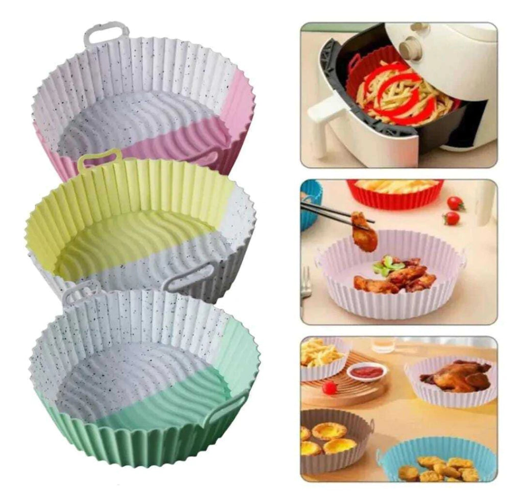 Molde de Silicona para Freidora de Aire Bicolor 20cm