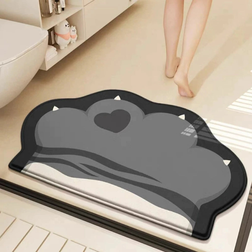 Alfombra de Baño Forma Gato 40x60cm 3