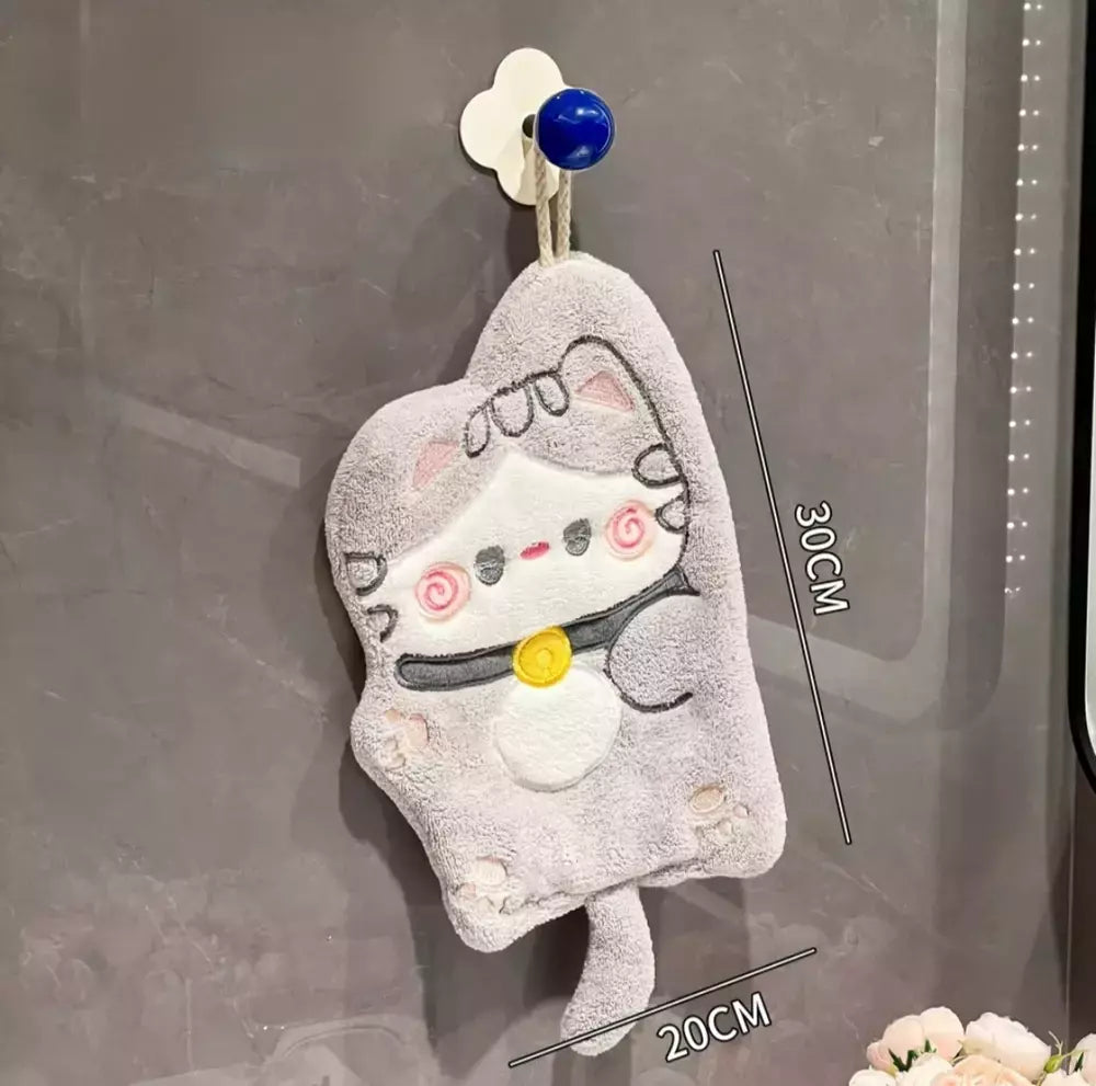 Toalla de Mano Gatito Kawaii