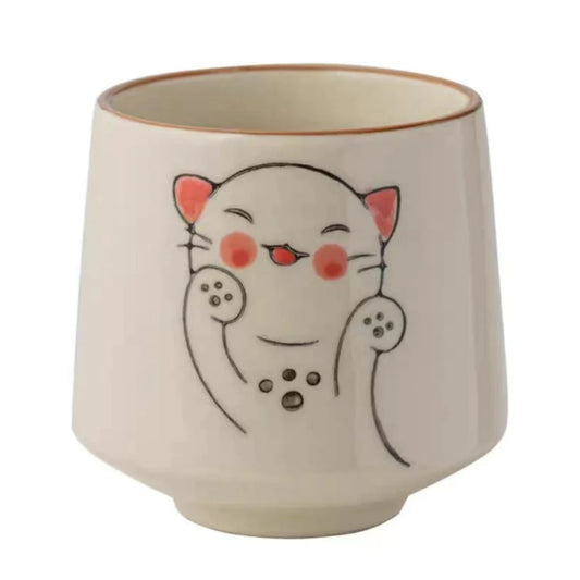 Vaso de Ceramica Gatito Kawaii