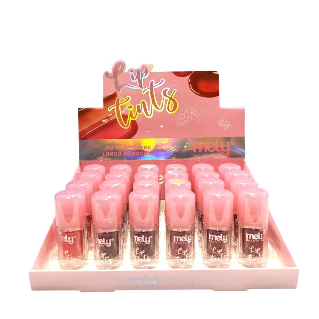 CAJA X24U TINTE DE LABIOS LARGA DURACION MELY