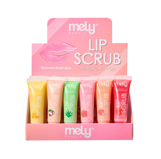 CAJA X24U EXFOLIANTE PARA LABIOS FRUTALES CON ÁCIDO HIALURÓNICO