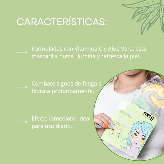 Mascarilla Para Contorno de Ojos y Labios con Vit. C y Aloe Vera