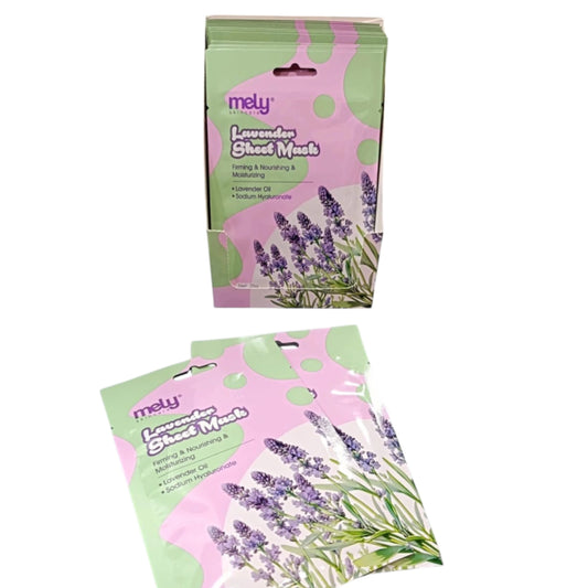 Mascarilla Hidratante con Aceite Lavanda MELY