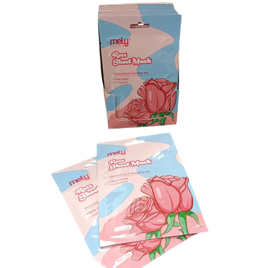 Mascarilla Hidratante con Agua de Rosas MELY