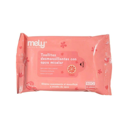 Toallitas Desmaquillante Pomelo con Agua Micelar Mely