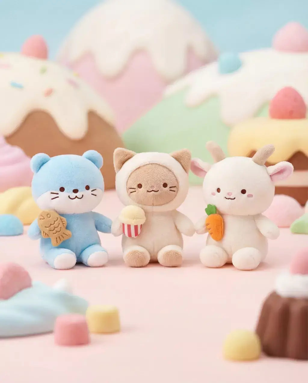 PELUCHE ANIMALES CON COMIDA