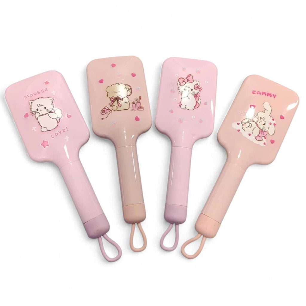 Cepillo de Pelo Rectangular Cute Animals