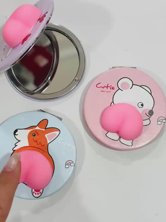 Espejos portátil redondo con squishy