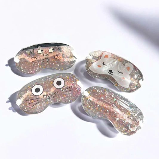 Antifaz de Gel Glitter Estrella