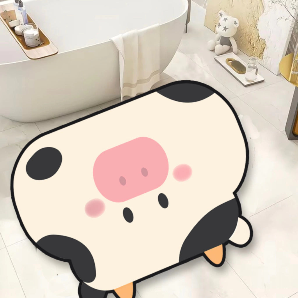 Alfiombra Antideslizante Cara Vaquita
